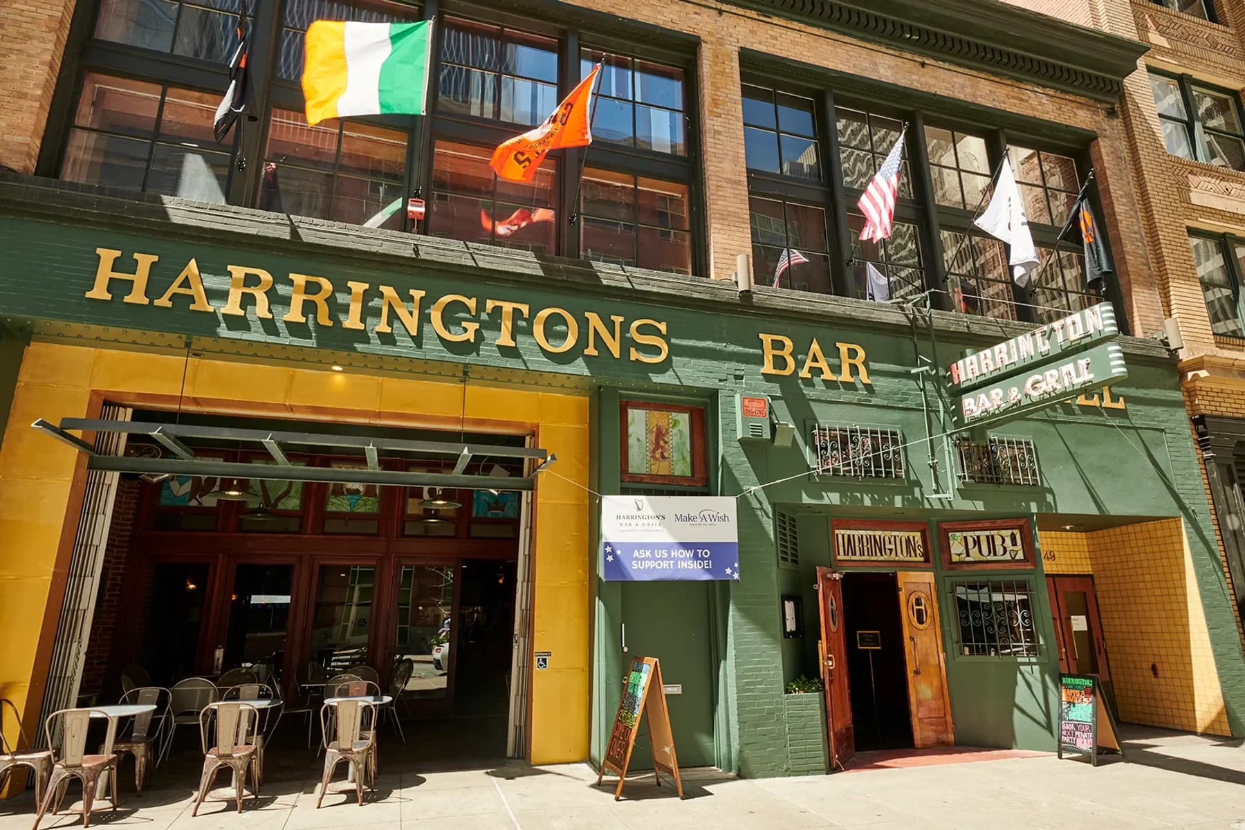 Inside Harrington's Bar & Grill, San Francisco
